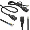 Qoltec Kabel zasilający IEC C13 | odizolowany lutowany | Czysta miedź CU| 3x0.75mm2 | 1.8m